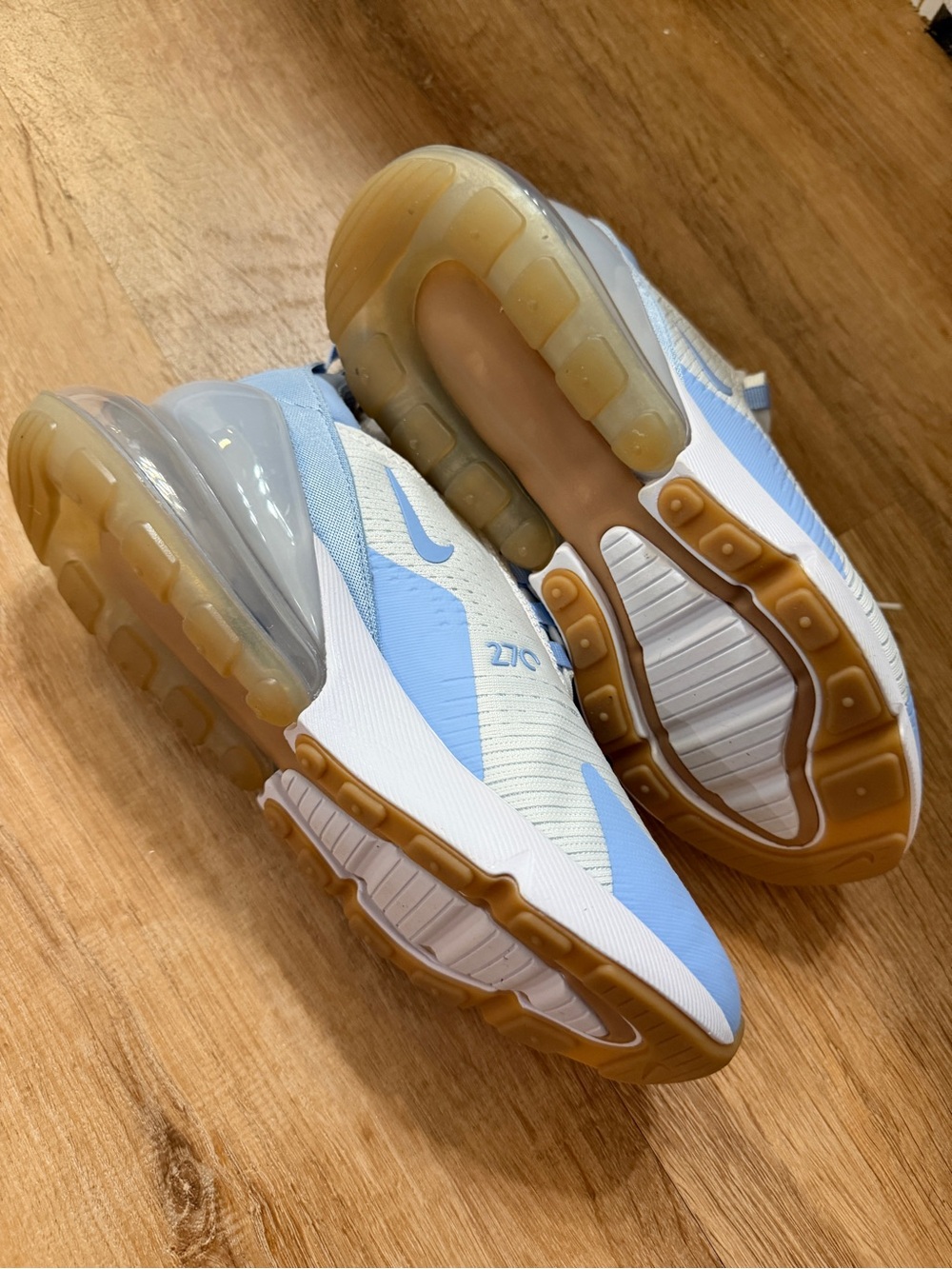 Nike Air270 Sneakers - White & Light Blue - Picture 4 of 5